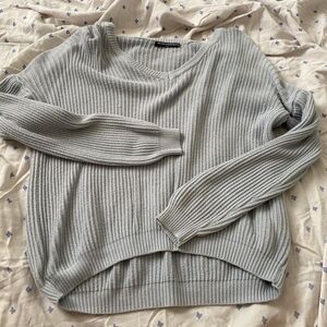 Brandy melville blue knitted sweater